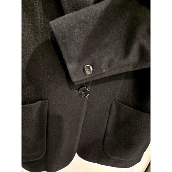 The Limited Vintage Wool Cashmere Blend Blazer Black 90s Career - Picture 4 of 8